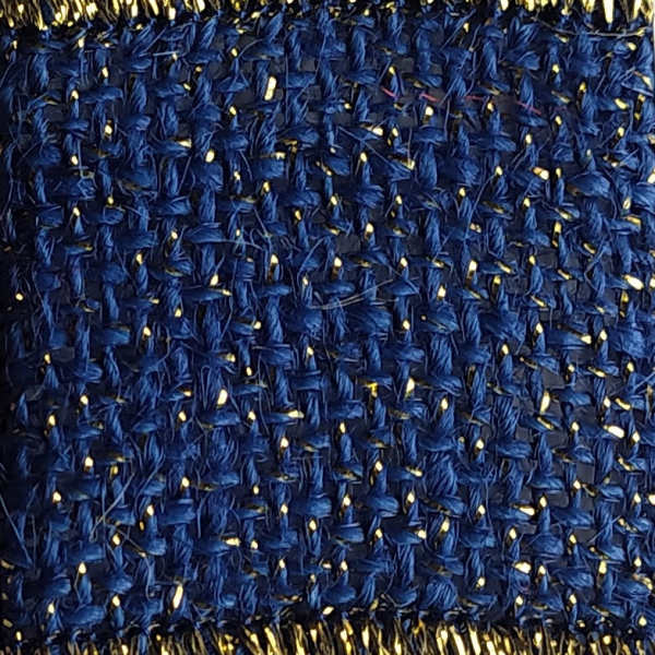 Cinta Yute Color Hilo Lurex Borde Alambre
